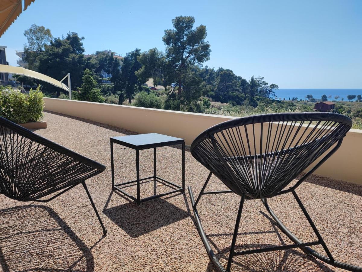Theasis 4 Luxury Studio With Sea View Neos Marmaras Exteriör bild